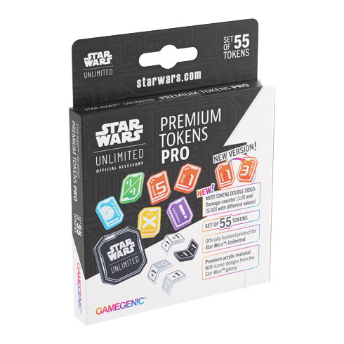 Gamegenic Star Wars Unlimited Acrylic Tokens Pro - Organisation