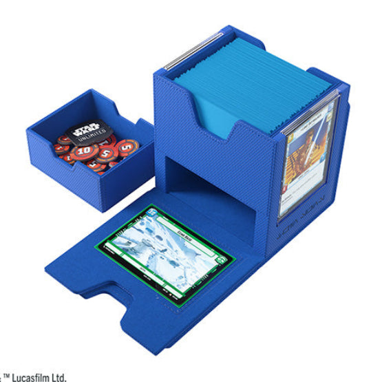 Gamegenic Star Wars Unlimited Twin Suns Deck Pod - Blue - Deck Boxes - 9