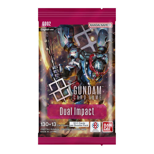 Gundam Card Game Dual Impact GD02 Single Booster Pack - Trading Card Games