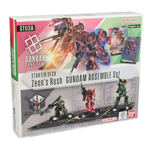 Gundam Card Game Zeon's Rush ST03A Gundam Assemble Starter Set - Trading Card Games