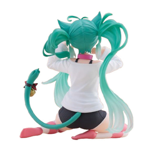 Hatsune Miku Desktop Cute Figure (Cat Ear T Shirt Version) (re-run) - Statues & Figures - 3