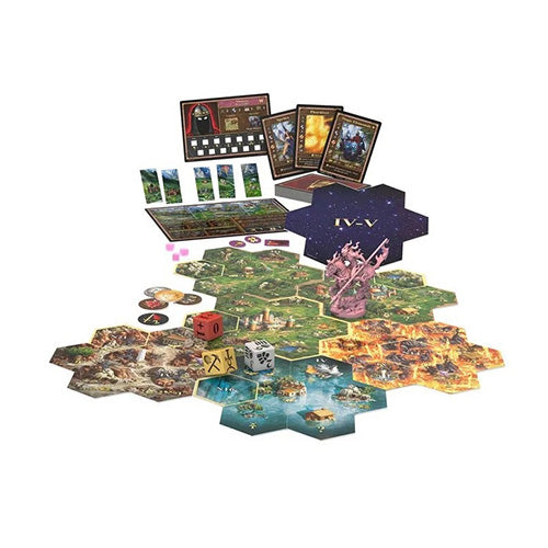Heroes of Might and Magic III The Board Game Conflux Expansion - Board Games - 3