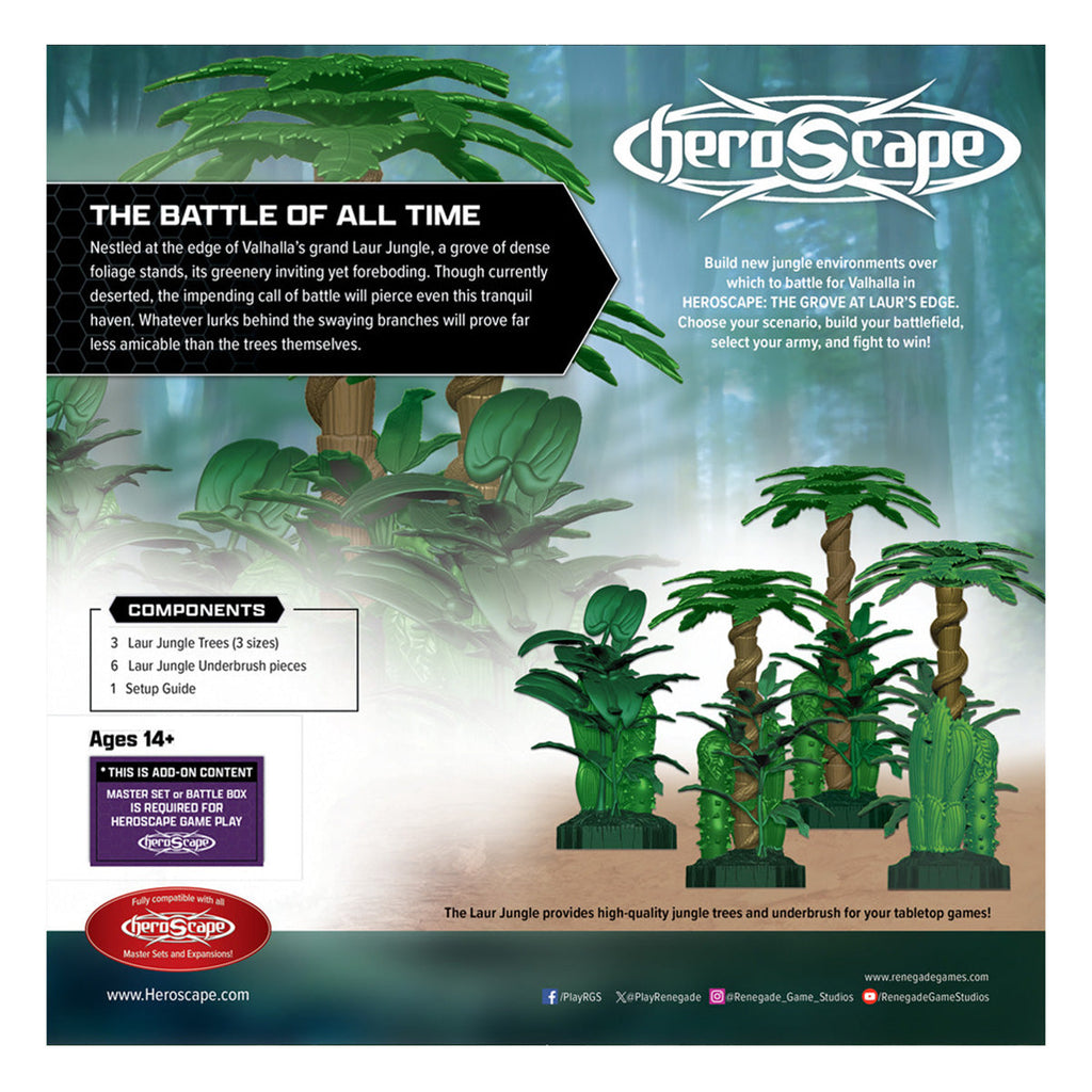 Heroscape The Grove at Laur’s Edge Terrain Expansion - Board Games - 2