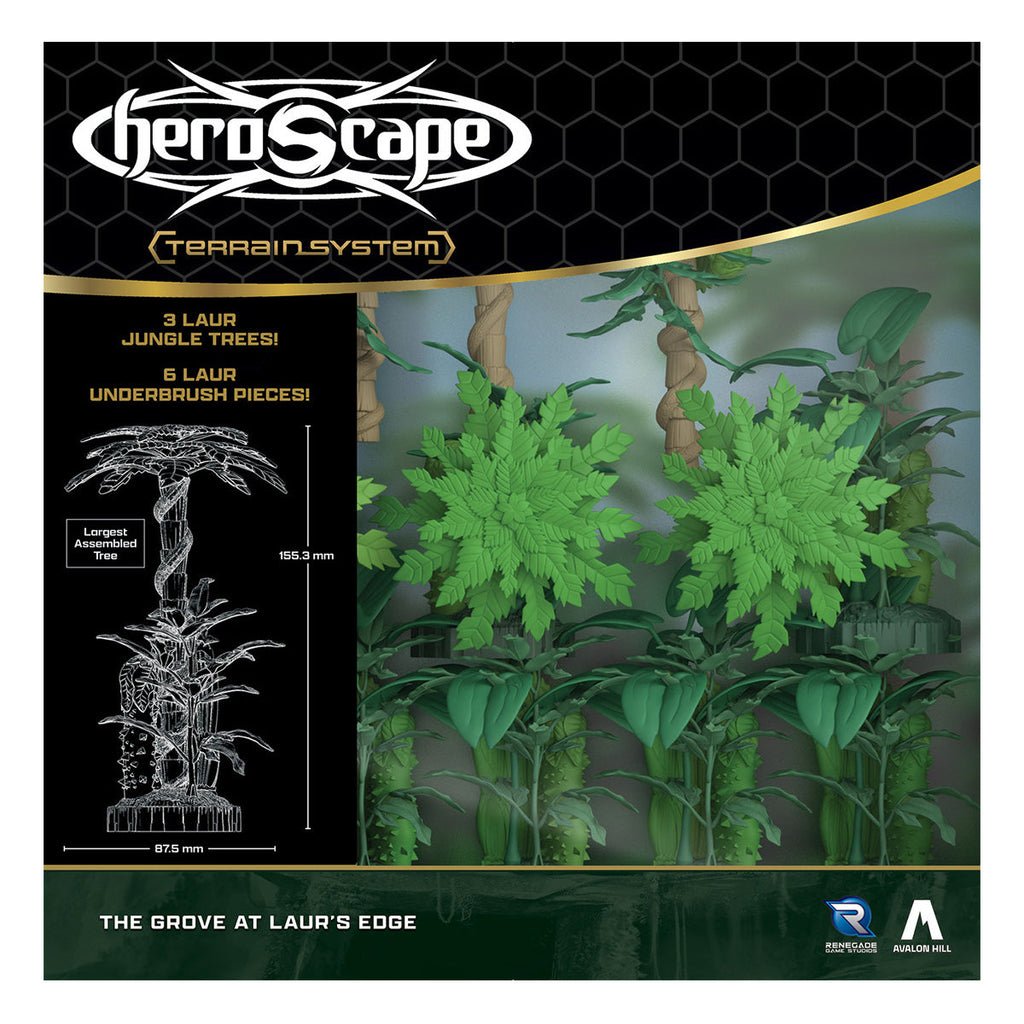 Heroscape The Grove at Laur’s Edge Terrain Expansion - Board Games - 3