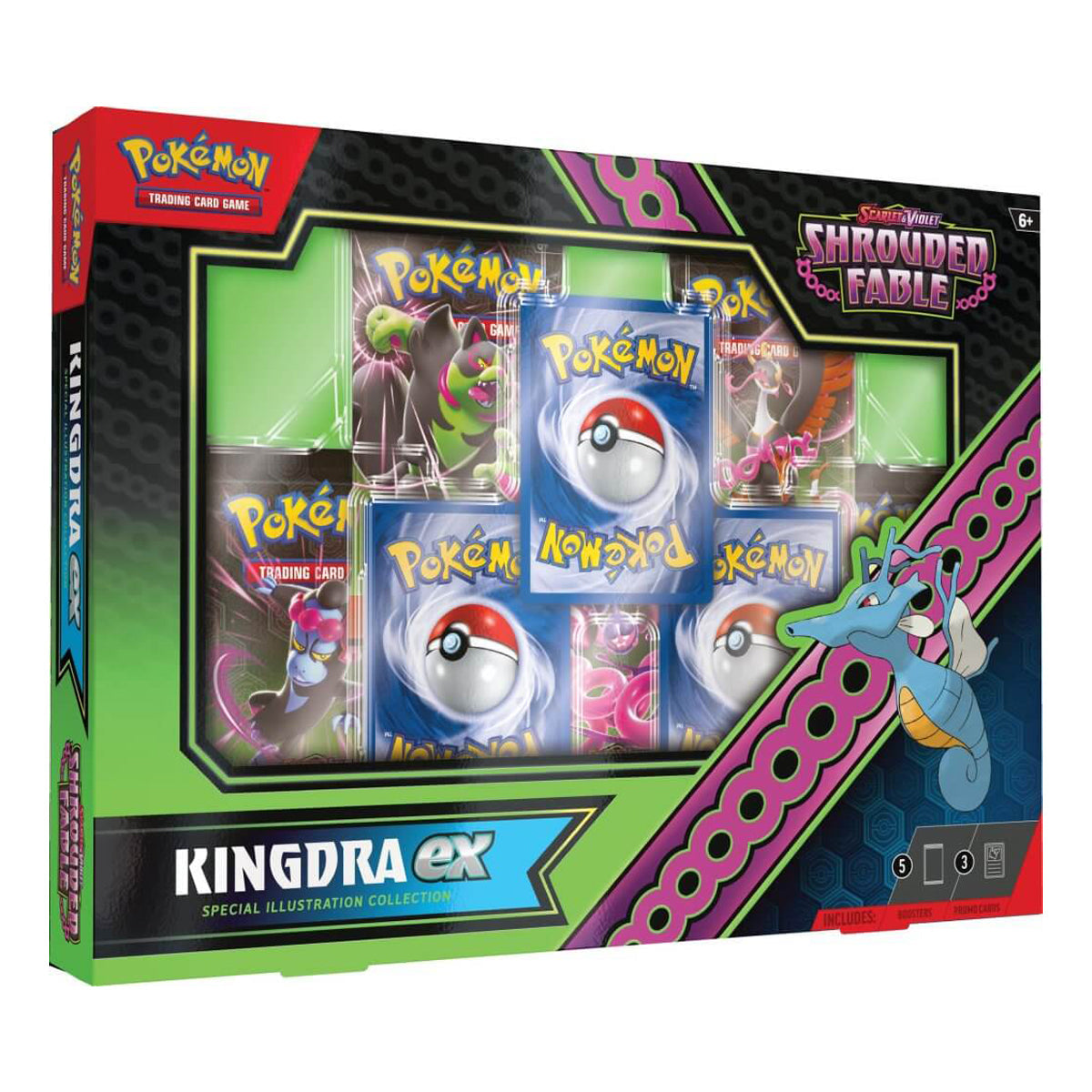 Scarlet & Violet Shrouded Fable Kingdra/Greninja ex Special Collection (Pair) POKEMON TCG - Trading Card Games - 2