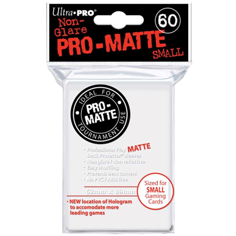 ULTRA PRO Pro Matte Non-Glare White Small 60ct 62x89mm - Sleeves