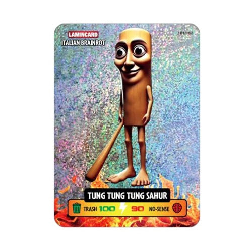 Lamincard Italian Brainrot Single Booster Pack - Trading Card Games - 6
