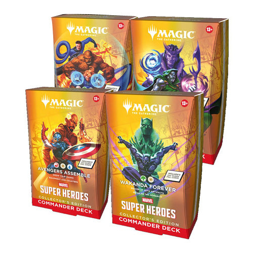 Magic Marvel Super Heroes Collector Commander Deck (Set of 4) - Trading Card Games - 2
