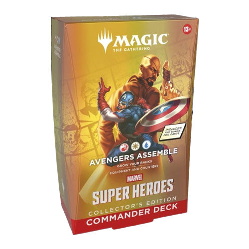 Magic Marvel Super Heroes Collector Commander Deck (Set of 4) - Trading Card Games - 4