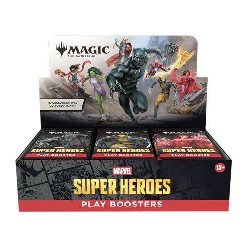 Magic Marvel Super Heroes Play Booster Box - Trading Card Games - 3