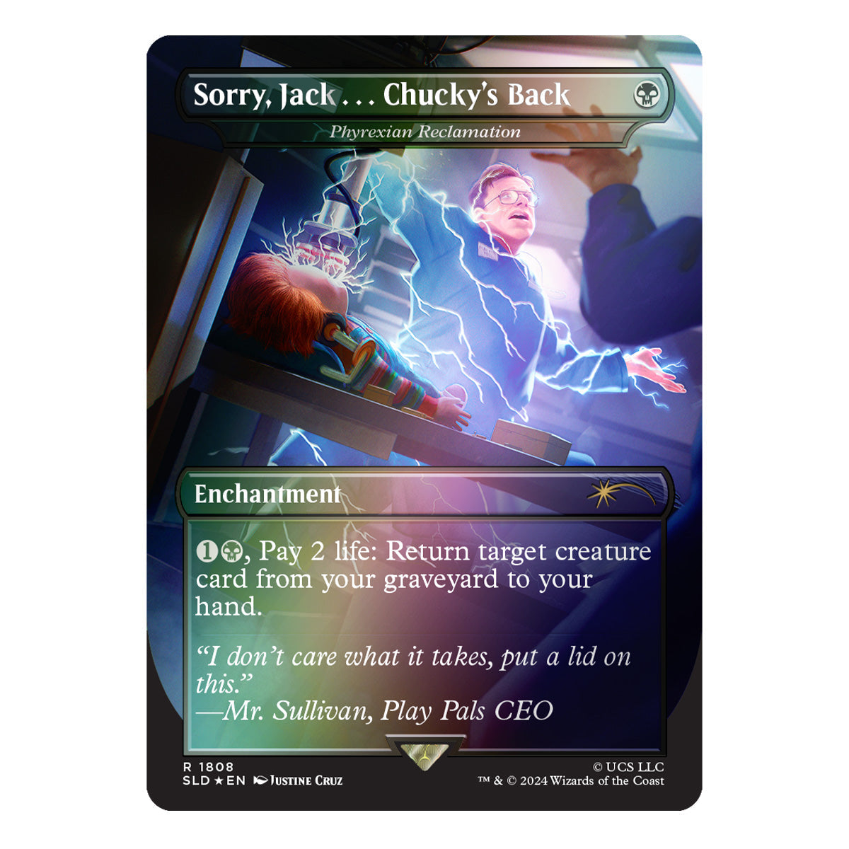 Magic Secret Lair Camp Totally Safe Drop Chucky Foil Edition - Trading Card Games - 4