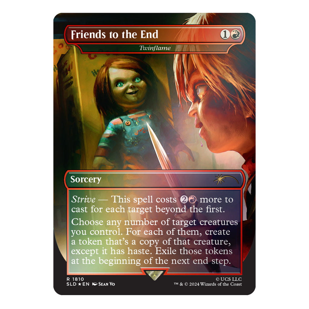 Magic Secret Lair Camp Totally Safe Drop Chucky Foil Edition - Trading Card Games - 6