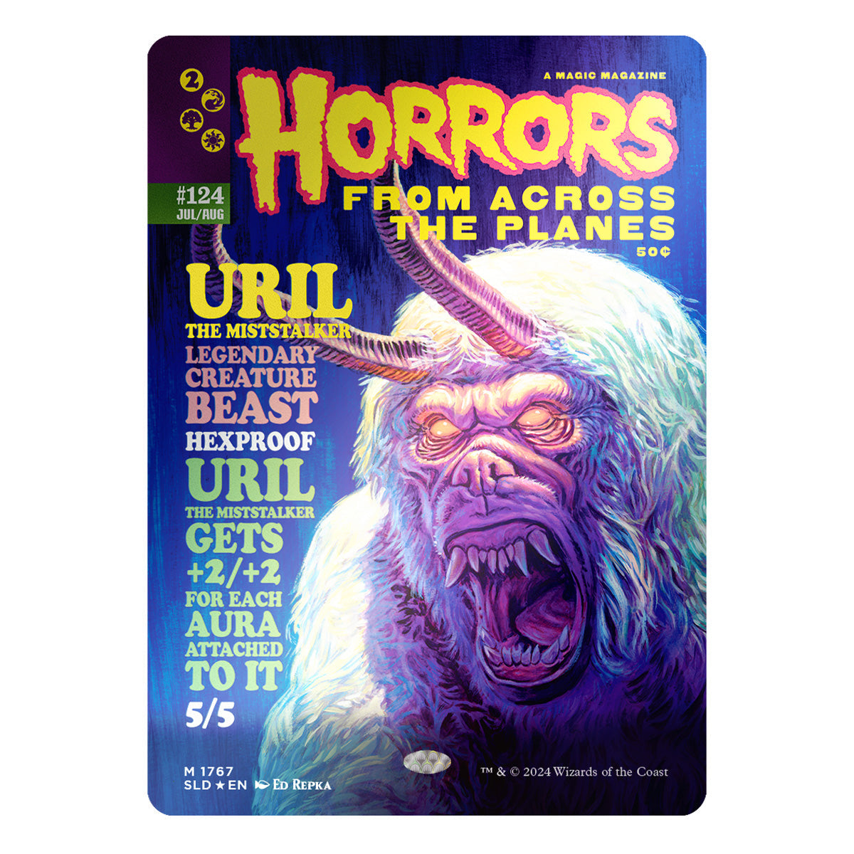 Magic Secret Lair Camp Totally Safe Drop Monstrous Magazines Foil Edition - Trading Card Games - 6