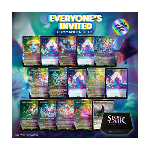 Magic Secret Lair Commander Deck Everyone's Invited - Trading Card Games