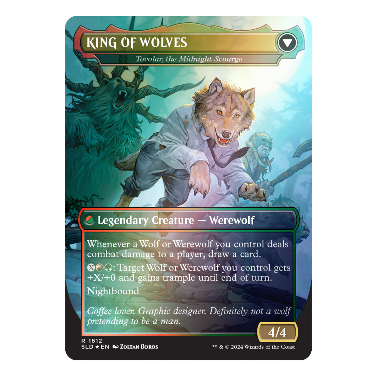 Magic Secret Lair Featuring Not a Wolf Foil Edition - Trading Card Games - 8