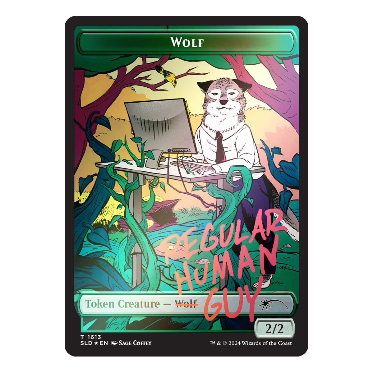 Magic Secret Lair Featuring Not a Wolf Foil Edition - Trading Card Games - 9