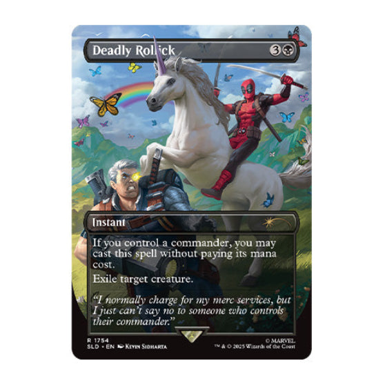 Magic Secret Lair x Marvel's Deadpool NON-Foil Edition - Trading Card Games - 3