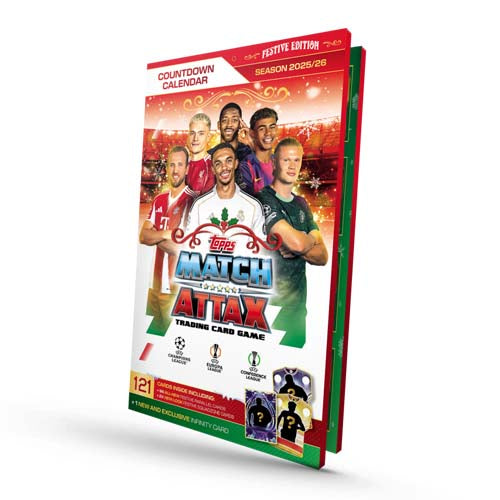 Match Attax UEFA Club Competitions 2025/2026 Edition Countdown Calendar - Sports Cards