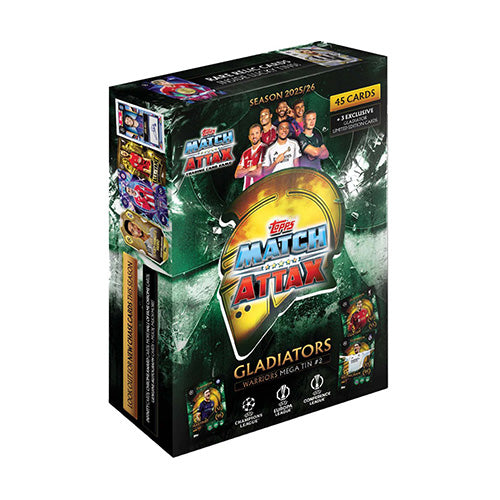 Match Attax UEFA Club Competitions 2025/2026 Edition Mega Tin (Set of 4) - Sports Cards - 4