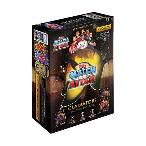 Match Attax UEFA Club Competitions 2025/2026 Edition Mega Tin (Set of 4) - Sports Cards - 5