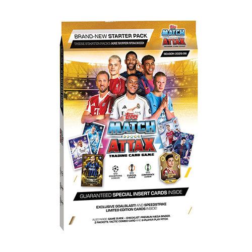 Match Attax UEFA Club Competitions 2025/2026 Edition Starter Pack - Sports Cards