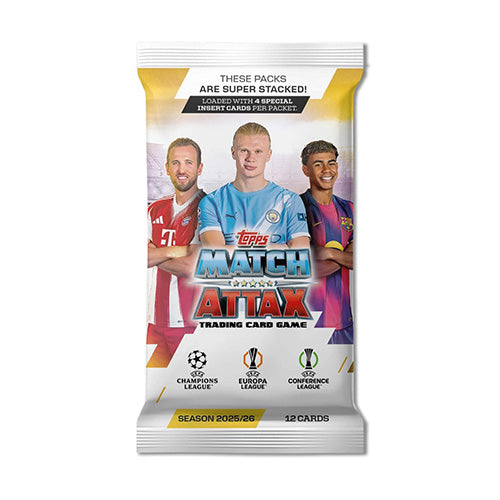 Match Attax UEFA Club Competitions 2025/2026 Edition Trading Cards Booster Box - Sports Cards - 2