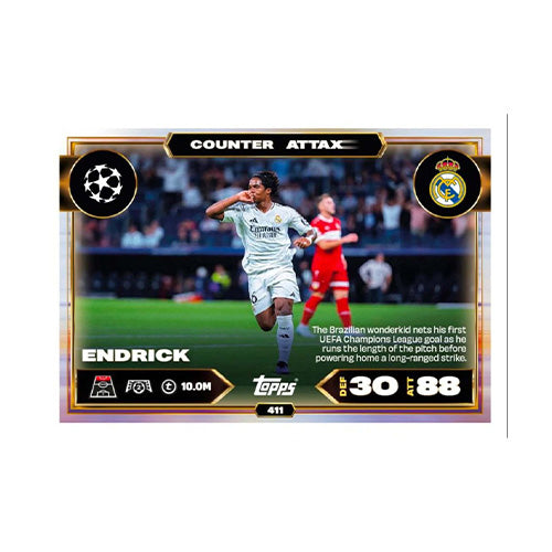 Match Attax UEFA Club Competitions 2025/2026 Edition Trading Cards Booster Box - Sports Cards - 8
