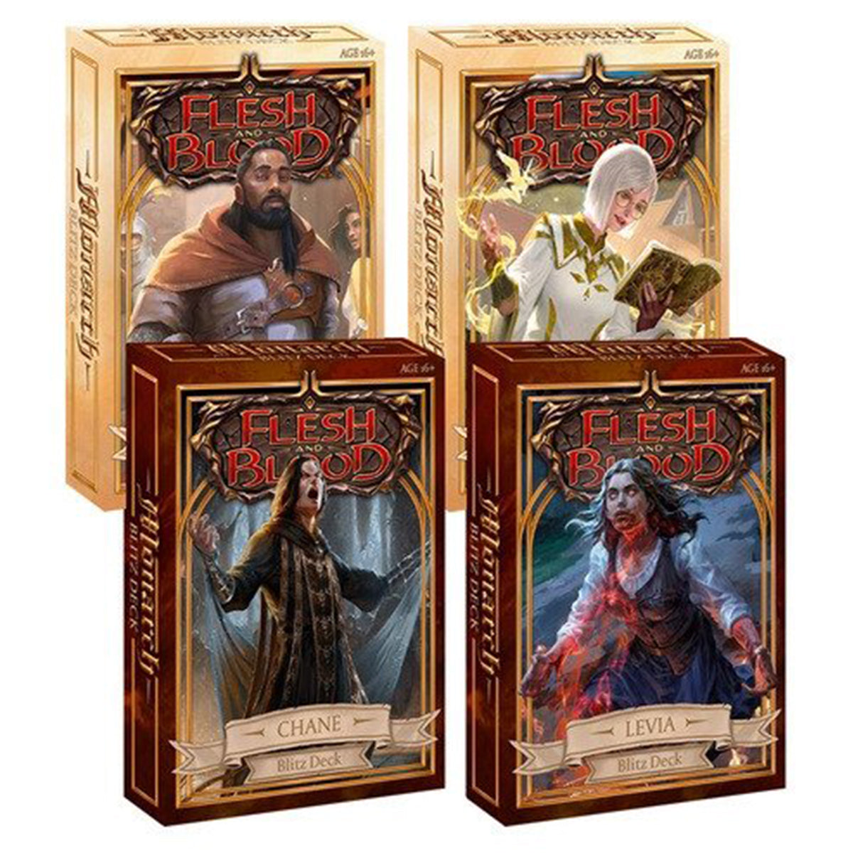 Monarch Blitz Decks (Set of 4) Flesh and Blood - Trading Card Games