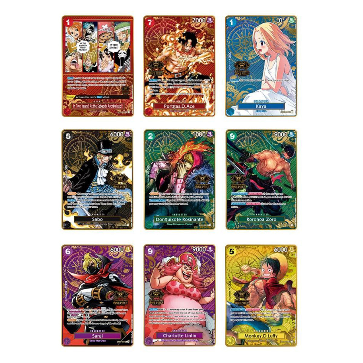 One Piece Card Game Japanese 2nd Anniversary Set (English Cards) - Trading Card Games - 3