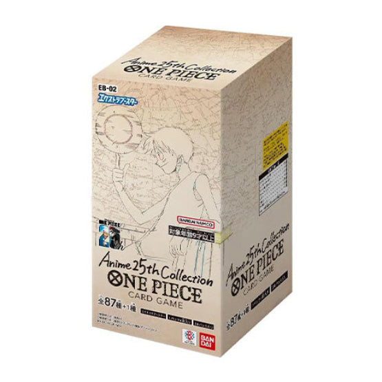One Piece TCG Japanese Extra Booster Box Anime 25th Collection EB-02 - Trading Card Games