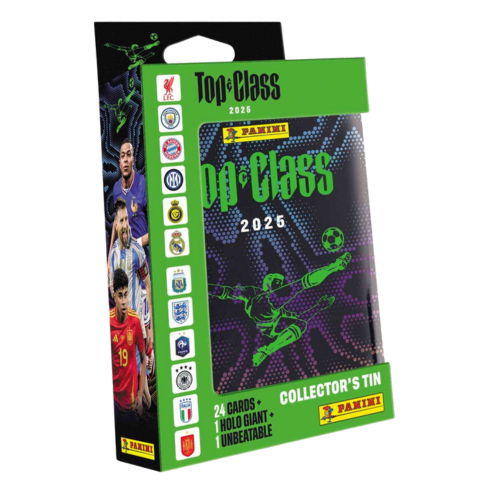 PANINI Top Class Soccer 2025 Trading Cards - Pocket Tin (Random Select) - Sports Cards