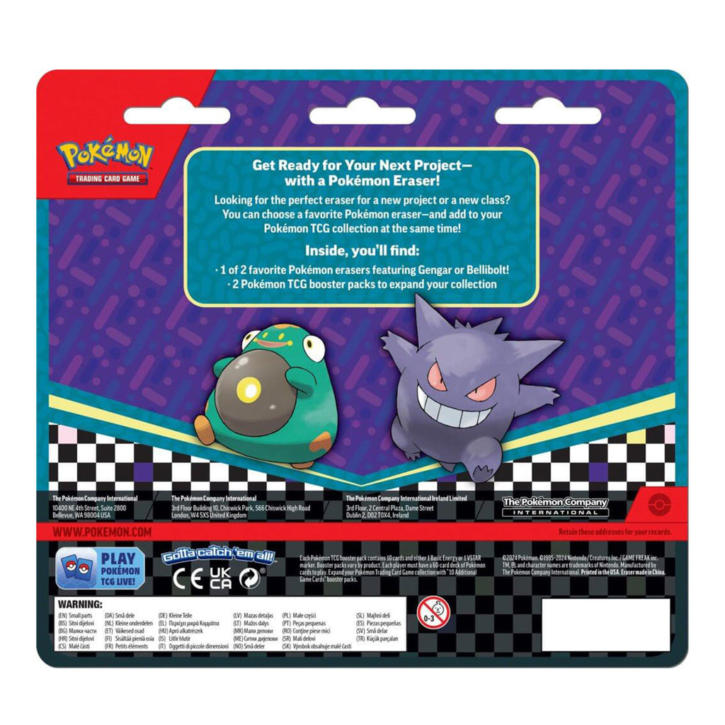 POKEMON TCG Eraser Blister 2024 - Trading Card Games - 3