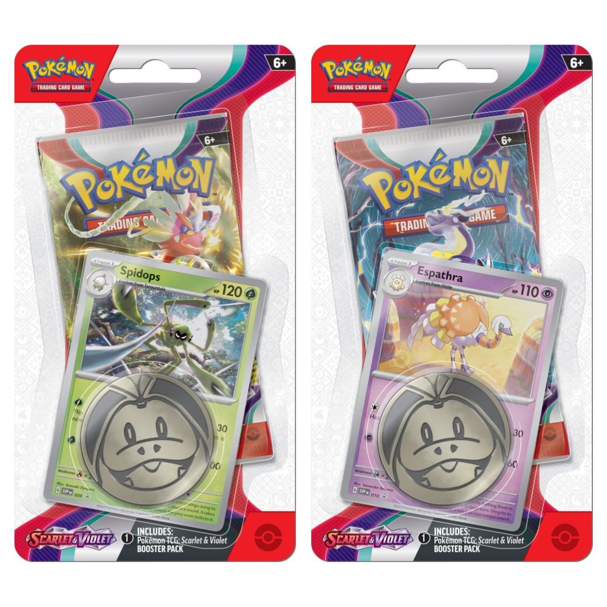 POKEMON TCG Scarlet & Violet 1 Checklane Blisters (Pair) - Trading Card Games
