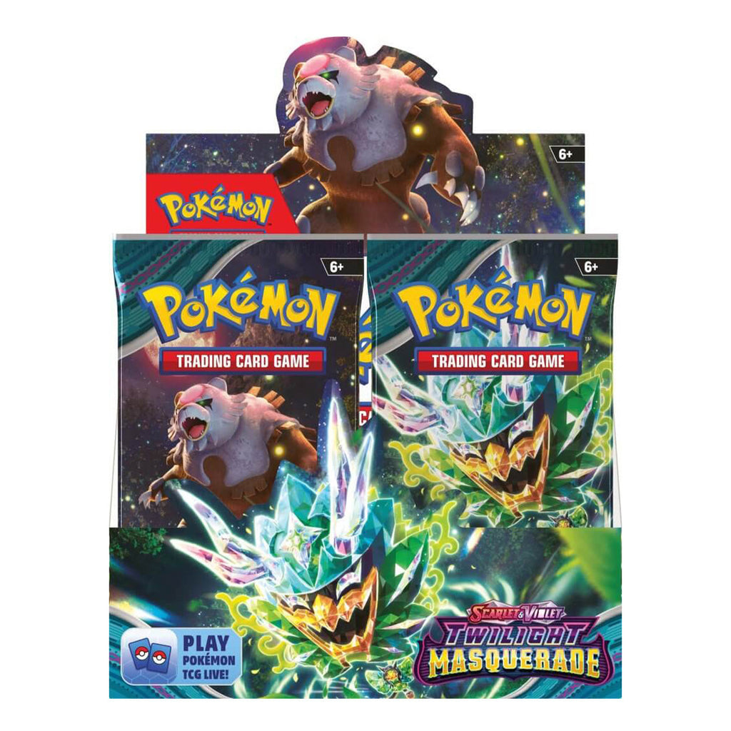 POKEMON TCG Scarlet & Violet Twilight Masquerade Booster Box - Trading Card Games - 2