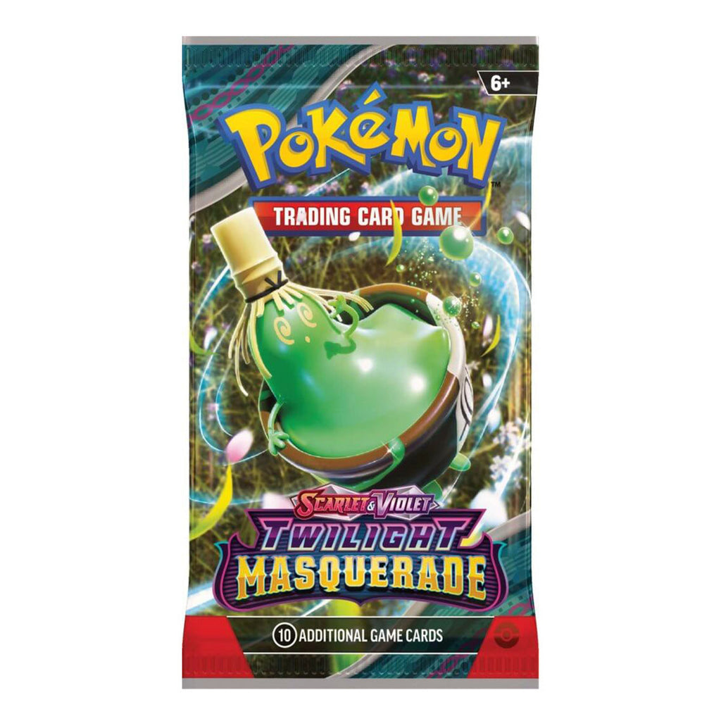 POKEMON TCG Scarlet & Violet Twilight Masquerade Single Booster Pack - Trading Card Games - 2