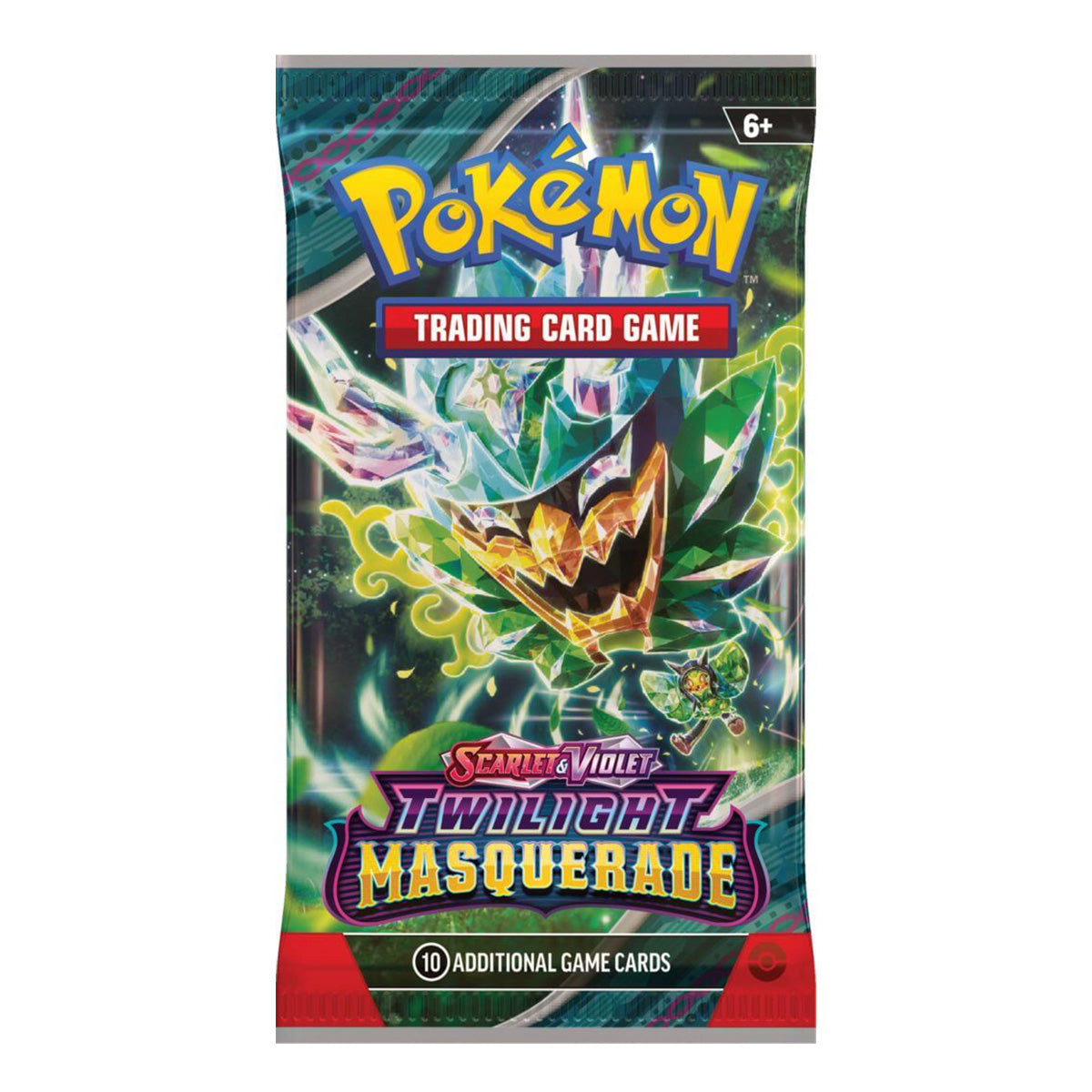 POKEMON TCG Scarlet & Violet Twilight Masquerade Single Booster Pack - Trading Card Games - 3