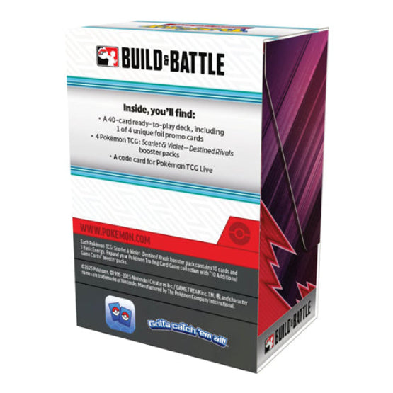 Scarlet & Violet Destined Rivals Build & Battle Box POKEMON TCG - Trading Card Games - 3