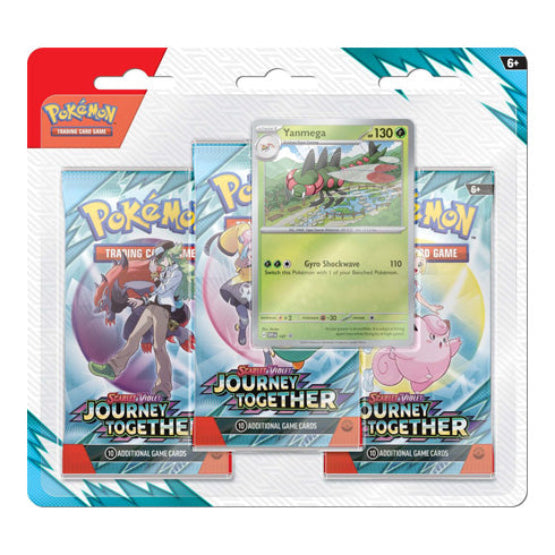 Scarlet & Violet Journey Together Three Booster Blisters (Pair) POKEMON TCG - Trading Card Games - 3