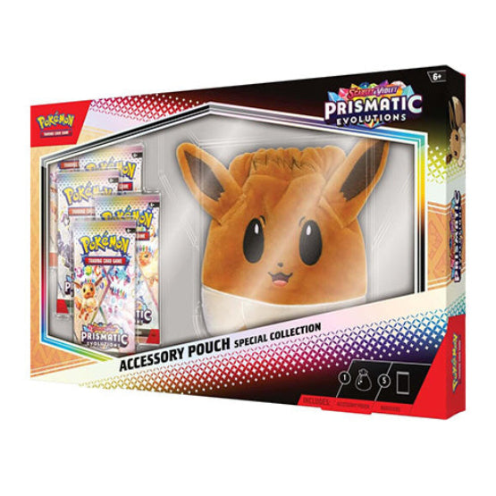 POKEMON TCG Scarlet & Violet Prismatic Evolutions Accessory Pouch - Trading Card Games - 3