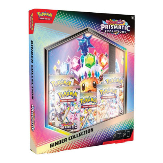 Scarlet & Violet Prismatic Evolutions Binder Collection POKEMON TCG - Trading Card Games