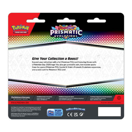 POKEMON TCG Scarlet & Violet Prismatic Evolutions 2-Pack Blister - Trading Card Games - 2
