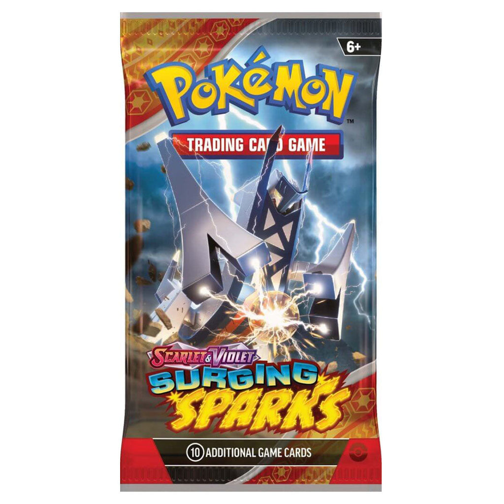 POKEMON TCG Scarlet & Violet Surging Sparks Single Booster Pack - Trading Card Games - 2