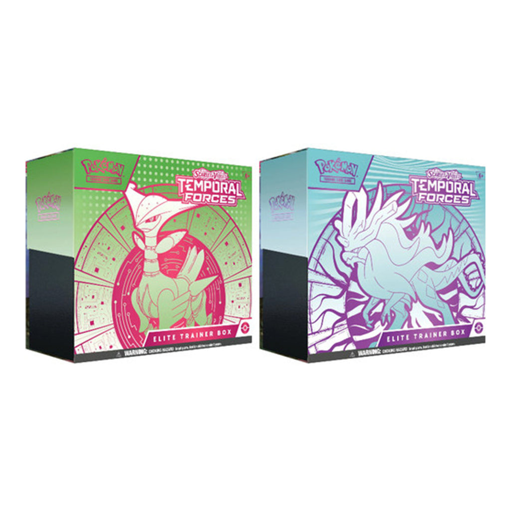 Temporal Forces Elite Trainer Boxes (Pair) Pokemon Centre Edition POKEMON TCG - Trading Card Games