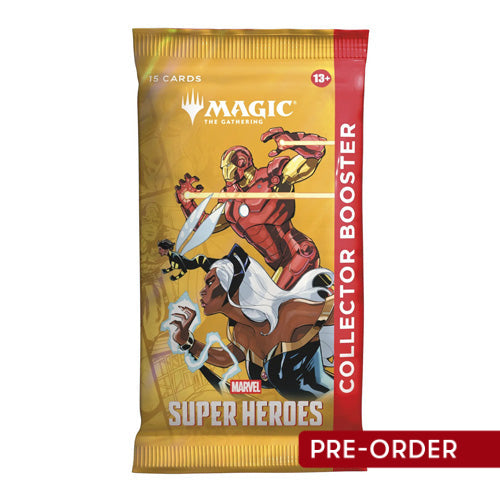 Magic Marvel Super Heroes Single Collector Booster Pack - Trading Card Games
