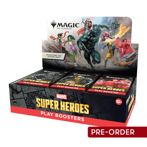 Magic Marvel Super Heroes Play Booster Box - Trading Card Games