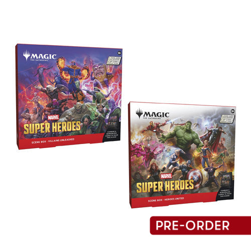 Magic Marvel Super Heroes Scene Box (Pair) - Trading Card Games