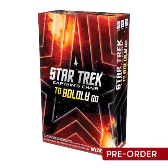 Star Trek Captain's Chair To Boldly Go - Board Games