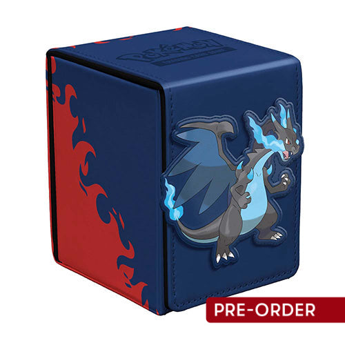 Ultra Pro Pokemon Mega Charizard X Alcove Flip Deck Box - Deck Boxes