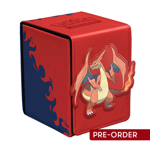 Ultra Pro Pokemon Mega Charizard Y Alcove Flip Deck Box - Deck Boxes