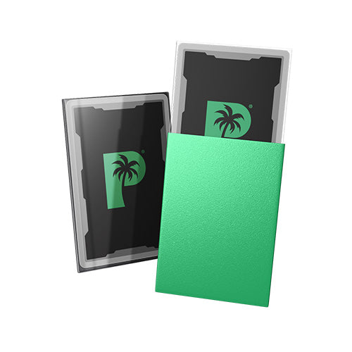 Palms Off Japanese 60pc Blackout Deck Sleeves - Jade - Sleeves - 2